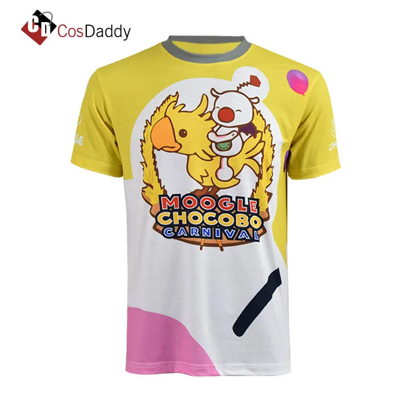 Final Fantasy XV FF15 Cosplay Costume Lucis Caelum Carnival Noctis T shirt Moogle Chocobo Shirt Brand