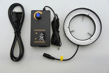 

LED Ring Light White Light Inner Diameter 80mm Power 10W Adjustable Brightness Machine Vision LED Light Microscope Light Source