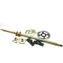 DIY четыре колеса картинг UTV Багги дисковый тормоз ротор Звездочка ATV 114 см задняя ось