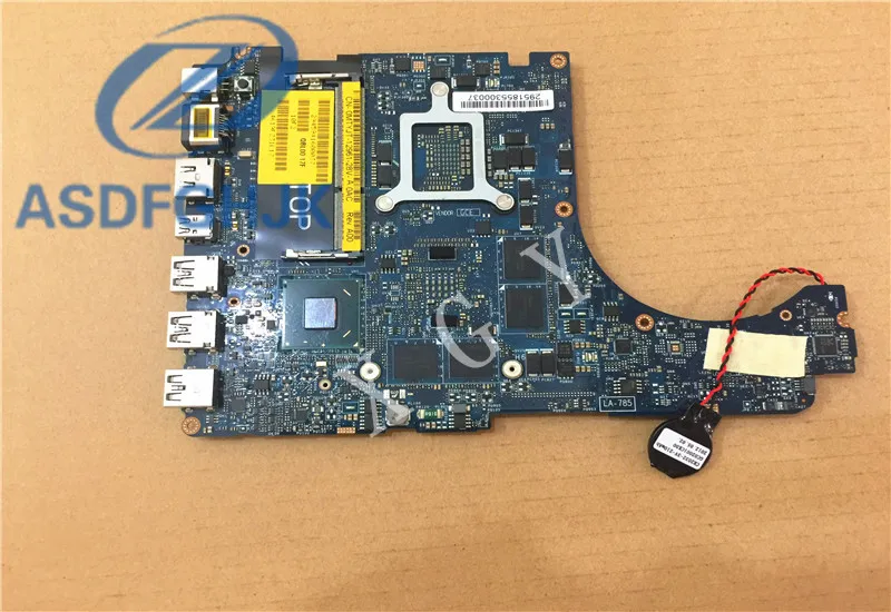 Clearance laptop motherboard CN-0MTYJT for dell FOR XPS 15 L521x motherboard LA-7851P 0MTYJT MTYJT SR0MU i7-3520 DDR3 Non-integrated 5