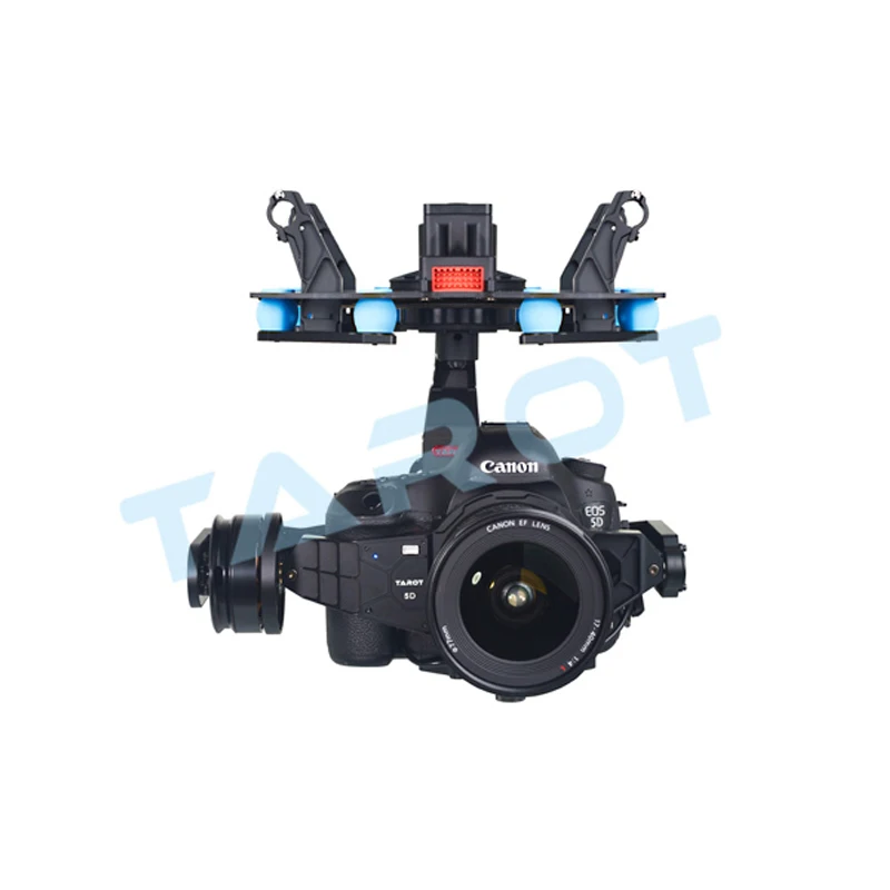 

Tarot FPV 3-axis brushless Gimbal PTZ Built-in standalone IMU for Canon 5DIII dedicated Multicopter HD Aerial photography