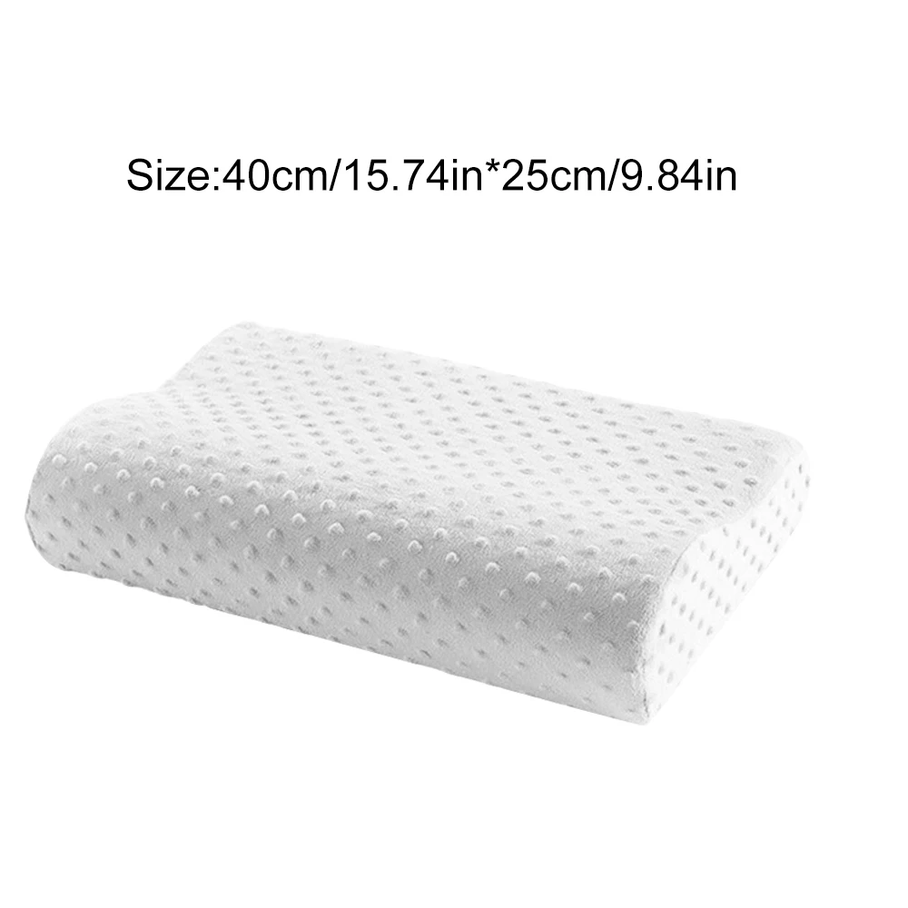 Urijk мягкие медицинские подушки для путешествий с эффектом памяти, космическая Подушка, медленный отскок, подушка для детского здоровья, ортопедические подушки для шеи - Цвет: White2 40x25cm