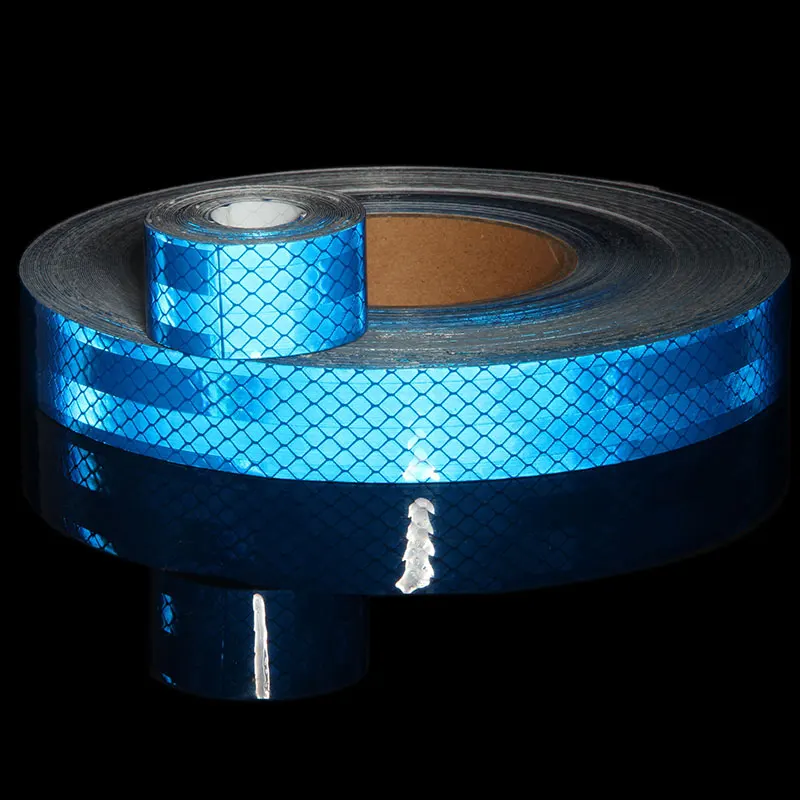 3M High Intensity Bicycle Sticker Bicycle Reflector MTB Bike Cycling Wheel Rim Reflective Stickers Decal Blue 1 Inch