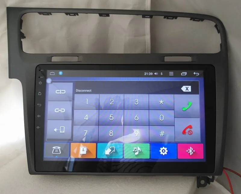 Чистый андроид 5.1 10.1 gps-навигации для Volkswagen Golf 7 2013-2015 с Quad Core черный цвет серый |