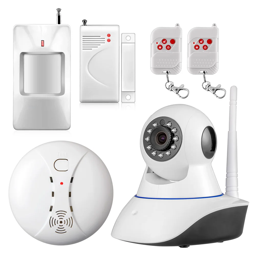 720P Network WIFI IP camera font b Wireless b font door Sensors PIR Megapixel HD Digital