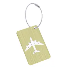 2019 Cute Luggage Tag Aluminum Alloy Air Plane Travel Suitcase Name Address ID Label Address Holder Boarding travel accessories