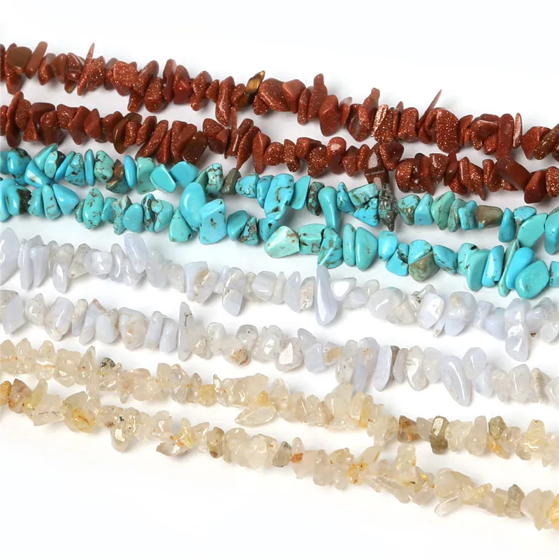 87cm/str 3-5mm Crystal Beads Small Rubble Natural Stone Beads Chips Beads Jewelry Accessories For Jewelry Making Bracelet DIY
