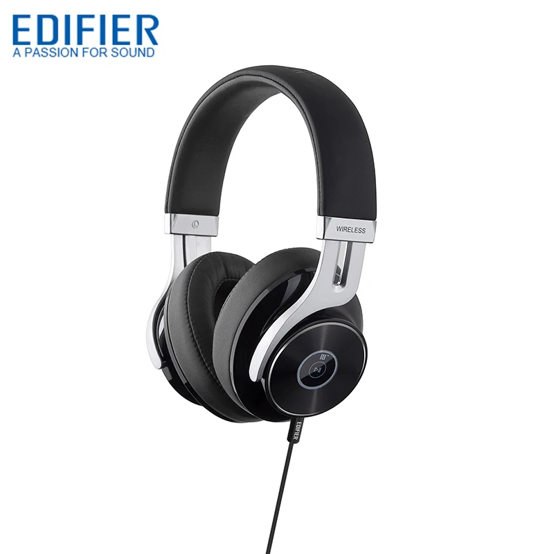 

EDIFIER W855BT Over-ear Bluetooth Headphones Stereo Music Wireless Headphone BT 4.1 with Mic 3.5mm AUX Cable Gaming Head