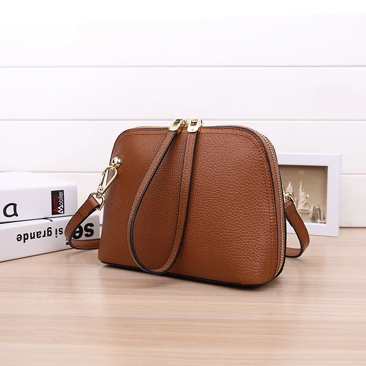 Women genuine leather messenger bag 16