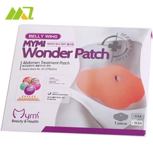 10 PCS/2 Boxes MYMI Wonder Slim Patch Slimming Belly Body Wraps Lose Weight Abdomen Fat Burning Patch Heath Care Production