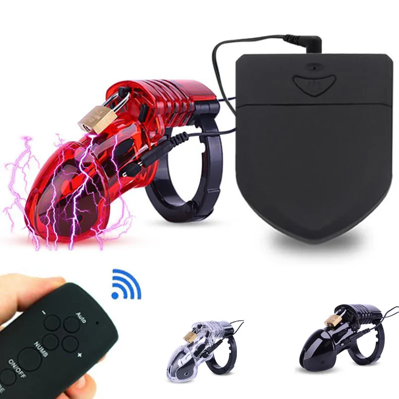 Electric-CB6000-Chastity-Device-Cock-Cage-For-Man-Electro-Shock-CB6000S-Bdsm-Penis-Lock-Cage-With