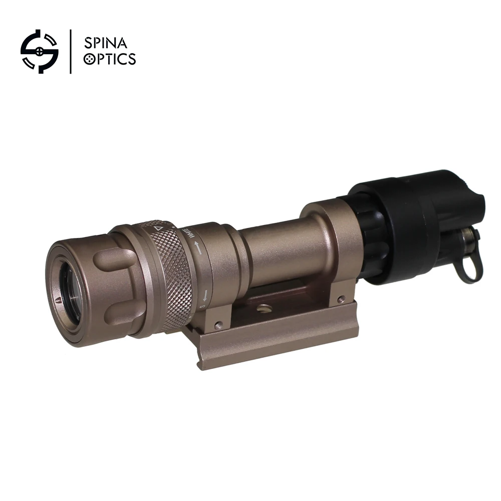 

SPINA OPTICS Weapon Light M952V IR Scout Light LED Waterproof Flashlight Constant White and IR Momentary White Output
