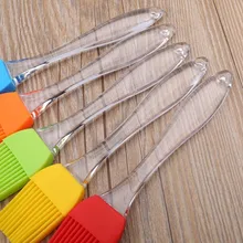 Силиконовая печенья Прозрачная Ручка Кухня инструмент для выпечки и bbq заваривания масла крем Кемпинг LBShipping