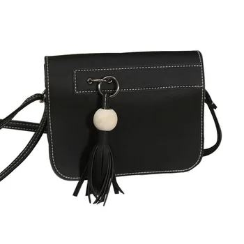 

2019 new Korean female bag tassel shoulder Messenger bag ladies bag small square package