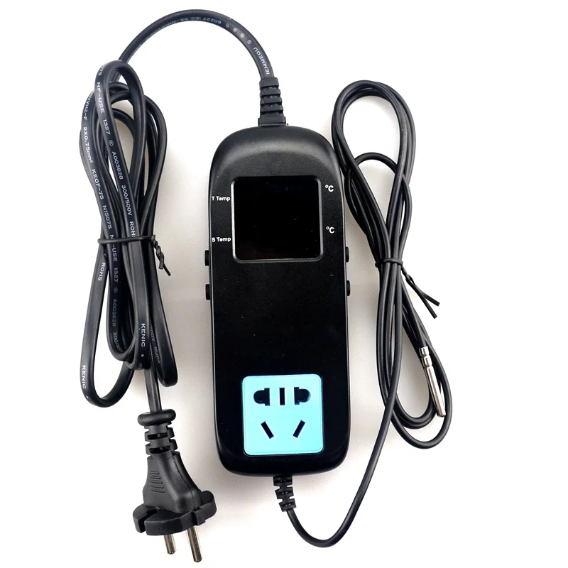 AC90V ~ 250V EU микрокомпьютерный термостат сокет 40 120C интеллектуальный регулятор