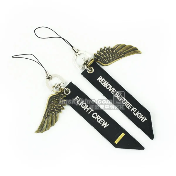 

Flight Crew Luggage bag Tag One Stripe with Metal Wing Epaulet Shoulder Mark Style Gift for Aviation Learner Lover