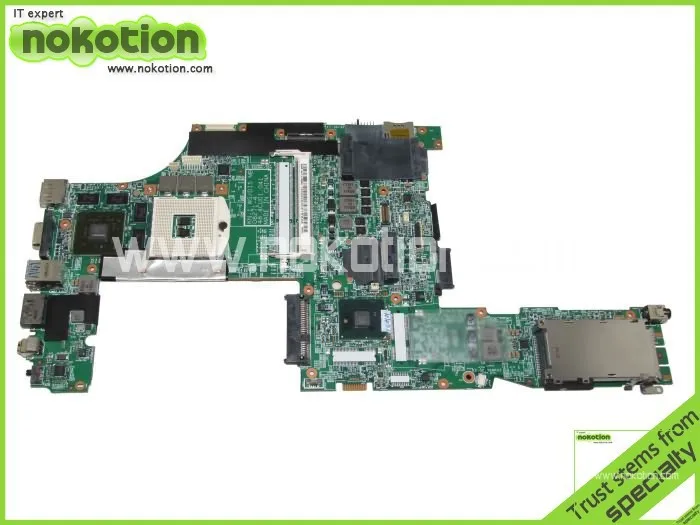 NOKOTION For Lenovo T510 Laptop Motherboard 63Y1894 48.4CU01.041  Intel QM57graphics card DDR3