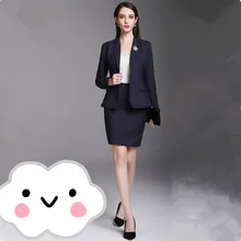 Красивые темно-синие костюмы подружки в полоску женские костюмы с юбкой рабочие костюмы для девочек офисные женские костюмы на заказ 2 предмета куртка/юбка