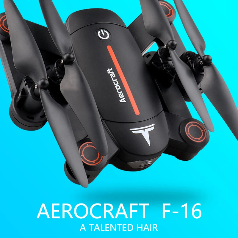 

Free shipping Rc airplanes Fold Hover Quadcopter UAV Aerial HD Remote Control Aircraft Model F16W 2.4GHZ 0.3MP Image