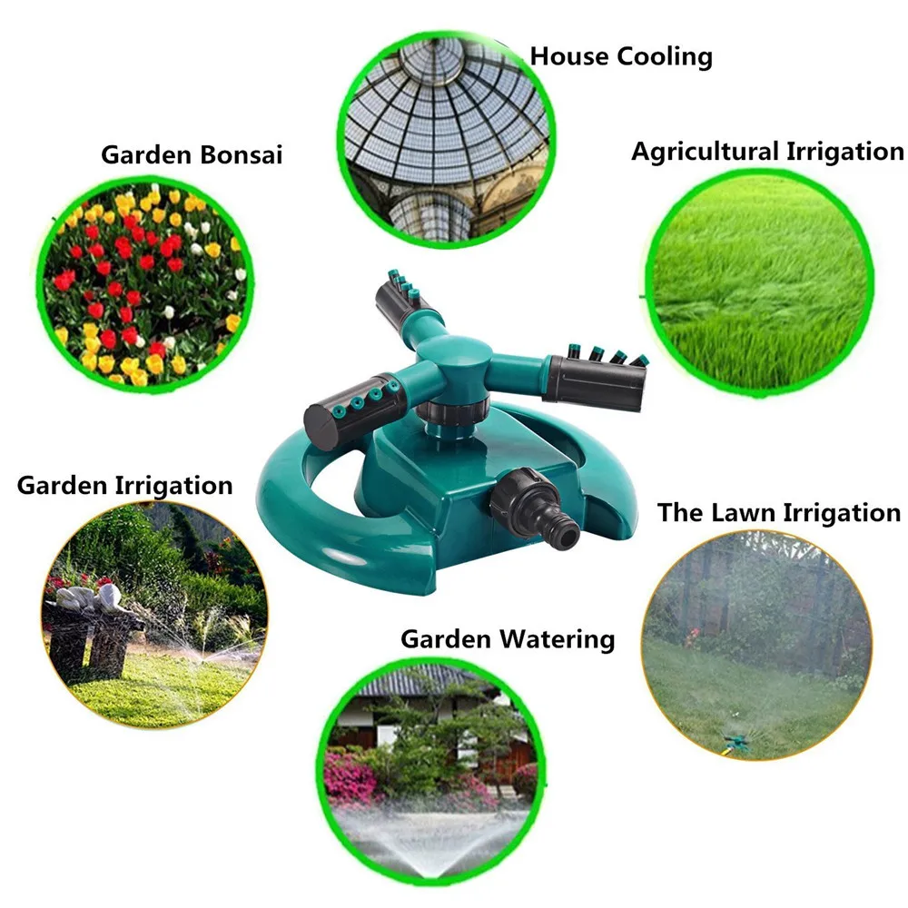 2018 новый газон спринклерной САД головка автоматический разбрызгивателями 360 Вращение садового инструмента Gadg дропшиппинг D23 Jun29
