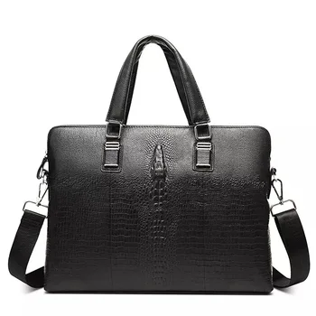 

High Quality Leather Laptop Bag Laptop Case 14 Inch Men Bussiness Bag Notebook Bag For Macbook Pro Air hp xiaomi Thinkpad