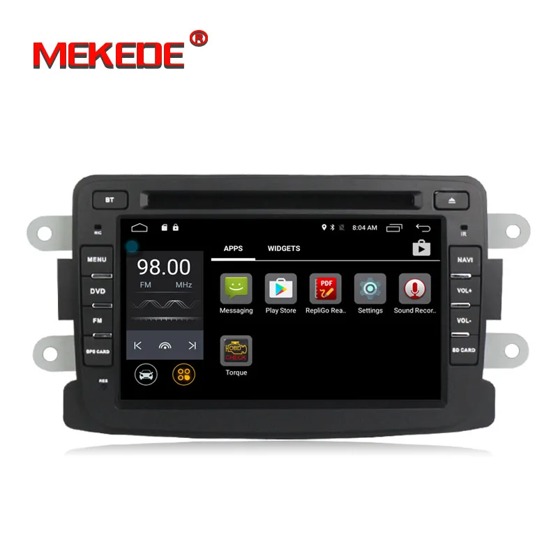 Perfect Android 7.1.1 7 Inch Car DVD Player For Dacia/Sandero/Duster/Captur/Lada/Xray 2 Logan 2 RAM 2G WIFI GPS Navigation Radio 3