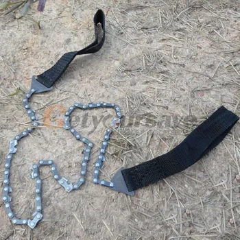 

Portable Outdoor Survival Chain mate 24-Inch Pocket Chain Saw With Pouch Vogue