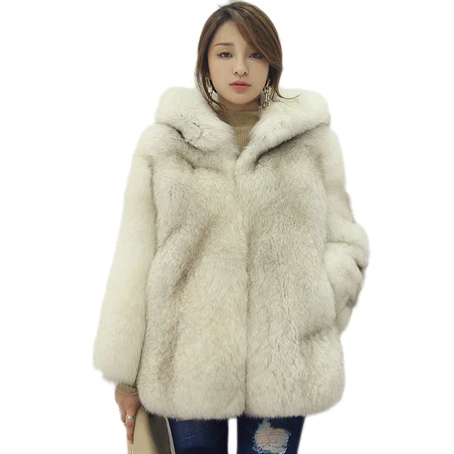 Buy M.Y.FANSTY 2017 Winter Retro Style Pink Fur Mink Coat Real Fur Coat With