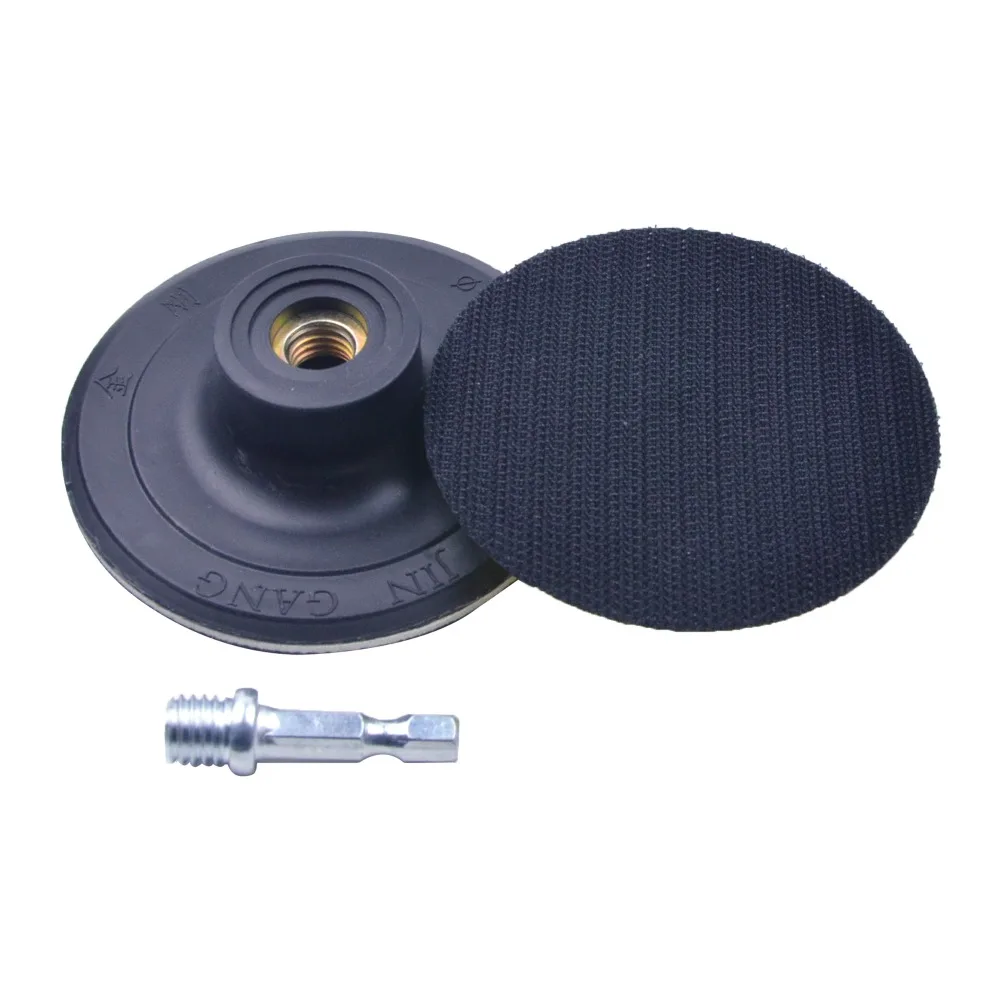 3/" x M10 Thread Hook /& Loop Back-up Sanding Pads with 6mm Shank