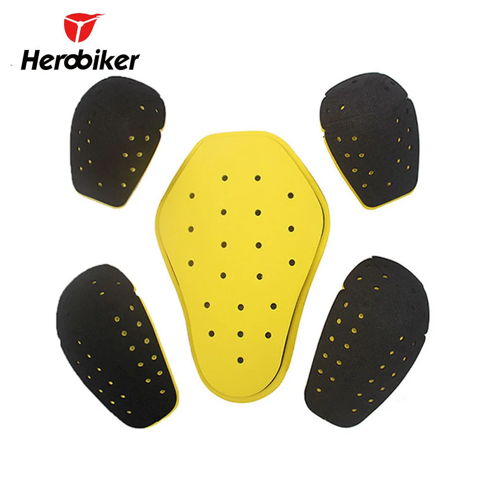 

HEROBIKER Motorcycle Protector EVA Racing Protection Motocross Shoulders Elbows Back 5 Pieces Protective Gears Equipement Moto