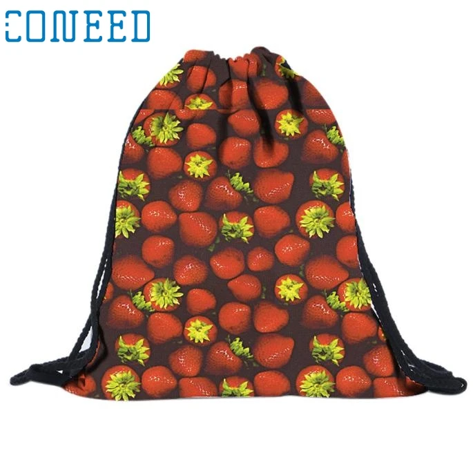 

Charming Nice CONEED Best Gift Unisex Backpackss 3D Printing bags Drawstring Backpacks Y35