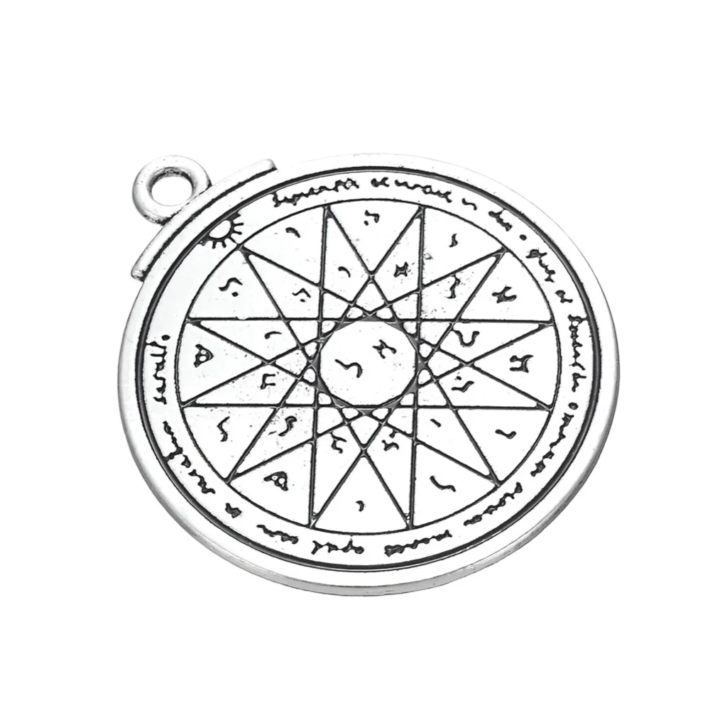5 шт. ожерелье с пентаклем пентаклем|old key|tetragrammaton amuletamulets and talismans |