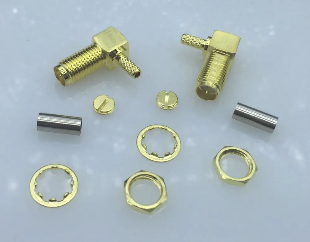 

right angle sma male connector for 50-1.5 RG316/178/174 cable coaxial connector 10pcs/lot