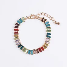 PPG& PGG красивый женский браслет с австрийскими кристаллами в форме капли золотого цвета, ювелирные изделия для свадебной вечеринки, женский браслет