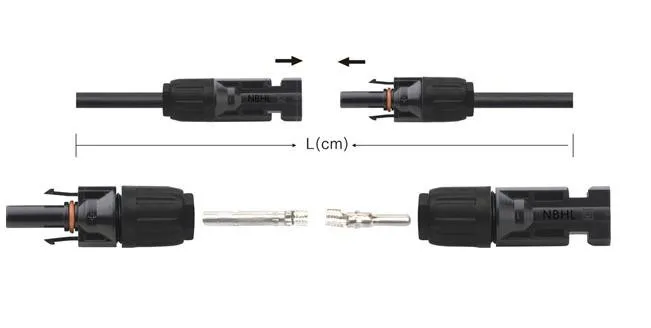 100 Paires MC4 солнечной разъем мужской женский набор PV кабель провод 30A IP67