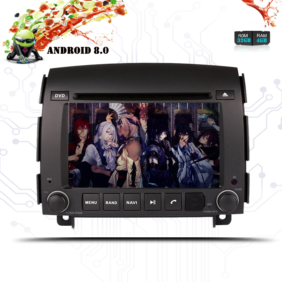 Excellent 6.2 inch 2 din Android 8.0 Car Dvd Player For Hyundai Sonata NF YU XIANG 2006 - Radio tape recorder Video Gps WIFI RDS usb audio 2