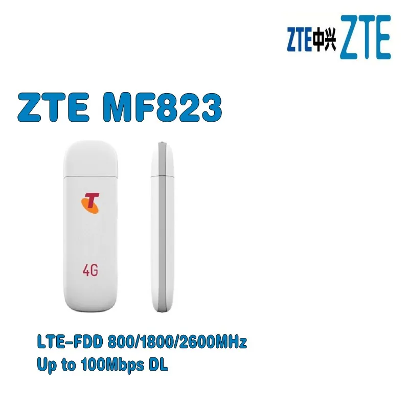 Лот из 10 шт. zte MF823 4g lte модем, lte модем micro usb 100 Мбит/с плюс 2 шт антенна