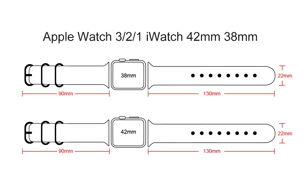 MU SEN разноцветного нейлона Apple Watch нейлон ремешок для серии 42 мм 38 мм ткань-как ремень iwatch 3/2/1 запястье нейлон watchban