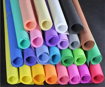 

Love Knot 24 colors for option 50X50cm sponge foam 2mm paper for background scrapbook craft Punch stamping DIY