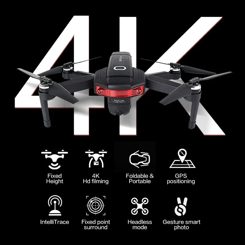  5G WIFI FPV GPS Quadcopter LH X46G Foldable RC Drone with 4K HD Camera Brushless 400M Distance 720P