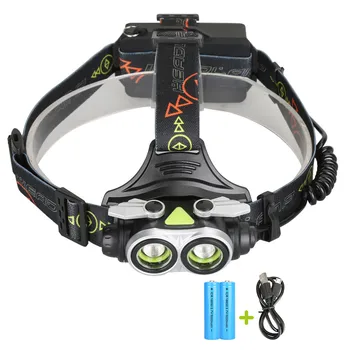 

20000LM USB 2T6 Infrared Sensor LED bicycle Fishing 18650 Charger NEW AUGUST4