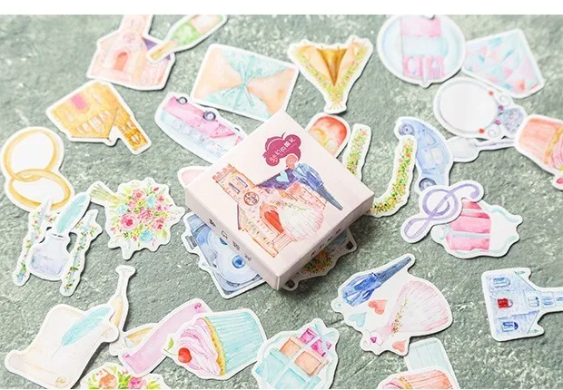 40PCS-box-Color-Cute-Marble-Paper-Sticker-Decoration-Decal-DIY-Album-Scrapbooking-Seal-Sticker-Stationery-Gift(12)