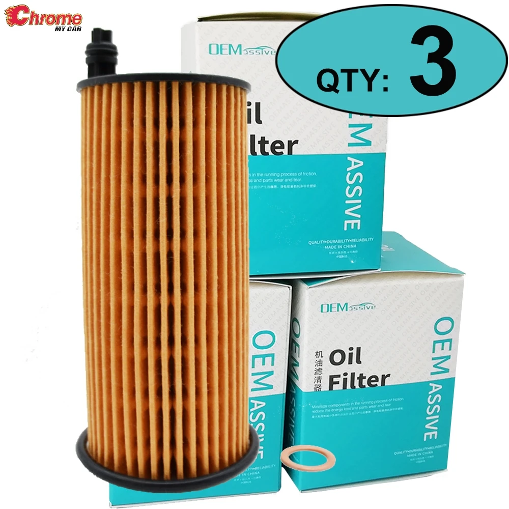 Три масляных фильтра для BMW MINI ALPINA D5 225d 316d 318d 320d 325d 330d 335d F04 F06 F07 F11 F12 F13 F15 R59