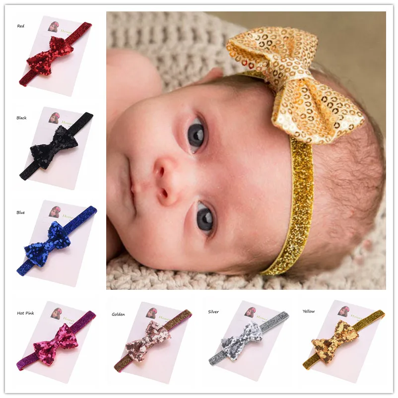 newborn gold headband