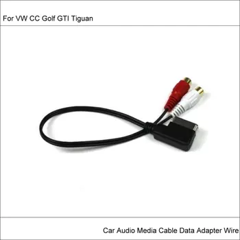 

AMI Interface To RCA Connector For VW CC Golf GTI Tiguan With MEDIA-IN Interface Car Audio Media Cable Data Adapter Wire
