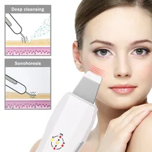 Ultrasonic Face Cleaner Skin Scrubber Facial Skin Deeply Cleaning Device Anion Face Skin Care Peeling Lifting Tool