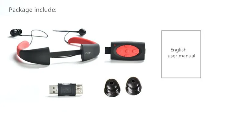 mp3player juice Underwater Motion Headset MP3 Music Player IPX8 Waterproof 8GB  Neckband Stereo Audio Headphone with  for Diving Swimming Pool samsung mp3 player