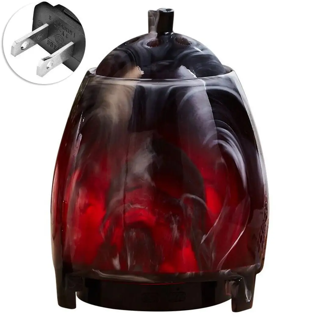 

100ml Ultrasonic Air Humidifier Aroma Essential Oil Diffuser Adapter Humidifier Anti-dry Mist Fogger Maker With LED Light Red