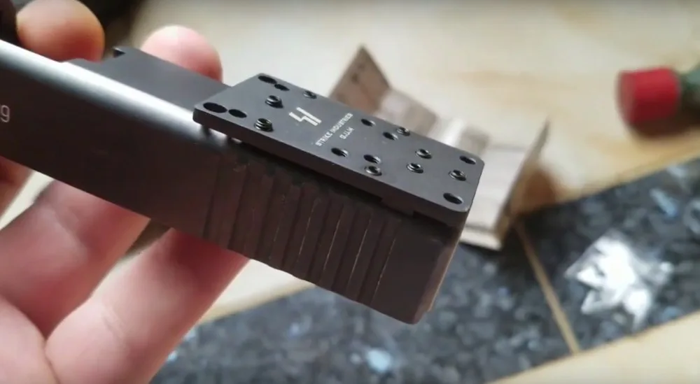 PPT Для Пистолетов Glock Mount, пригодный для универсального Красного точечного прицела, набор осей с низким отверстием, винты, стальная конструкция, крепление, подушка безопасности, аксессуар OS24-0228