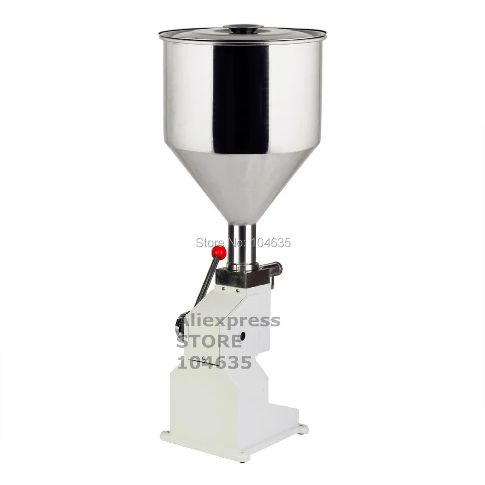 Food filling machine Manual hand pressure stainless paste dispensing liquid packaging equipment sold cream machine 1~ 50ml